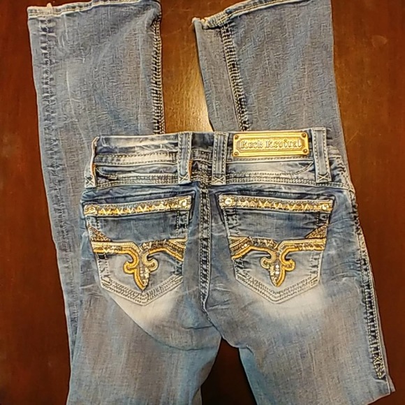 Rock Revival Aleah Boot Cut Jeans Sz. 24 - Picture 3 of 8